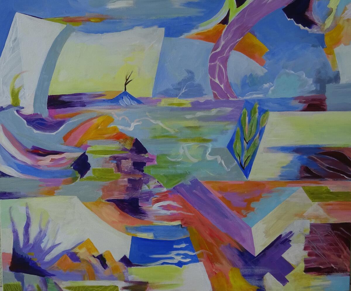 Compensation, 50 x 60 cm, Acrilico su tela