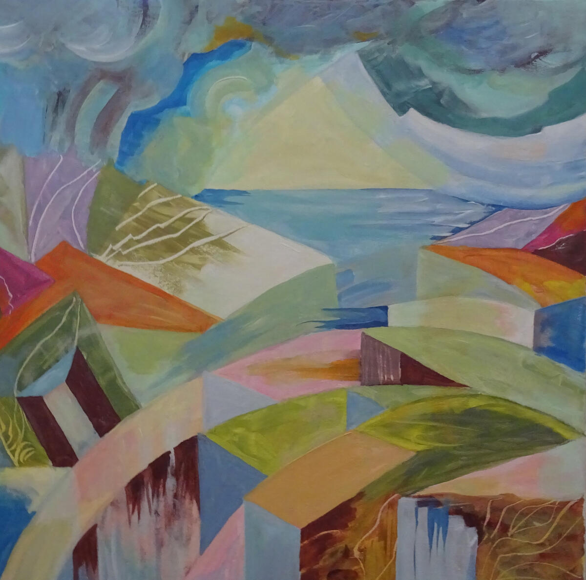DéjàVu, 50 x 50 cm, Acrilico su tela