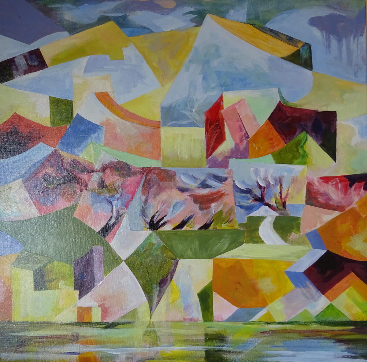Episode, 50 x 50 cm, acrilico su tela