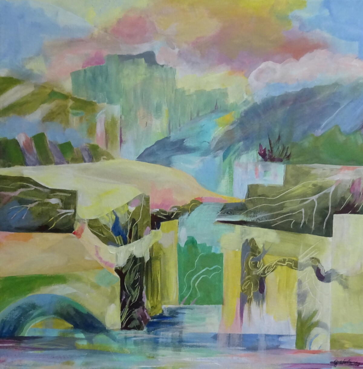 Moods, 50 x 50 cm, Acrilico su tela