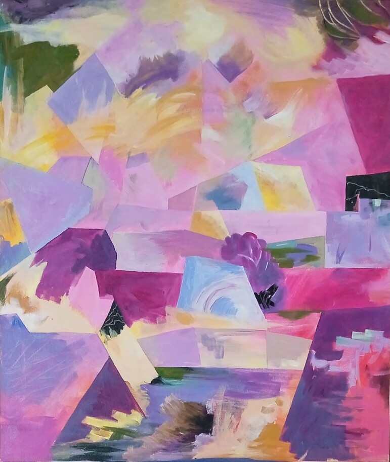 New Horizon, 60 x 80 cm, Acrilico su tela