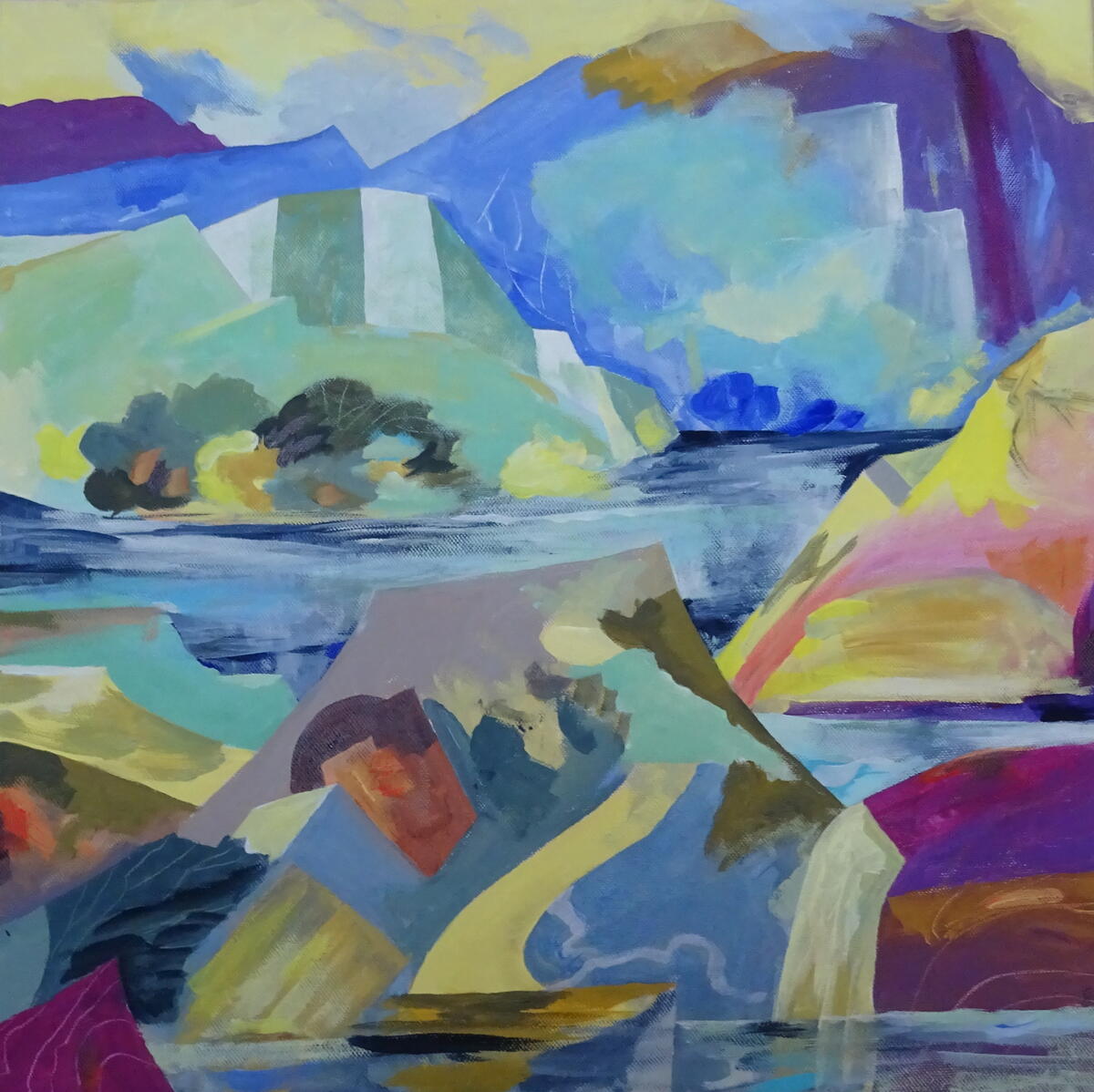 Punto di Vista, 50 x 50 cm, Acrilico su tela